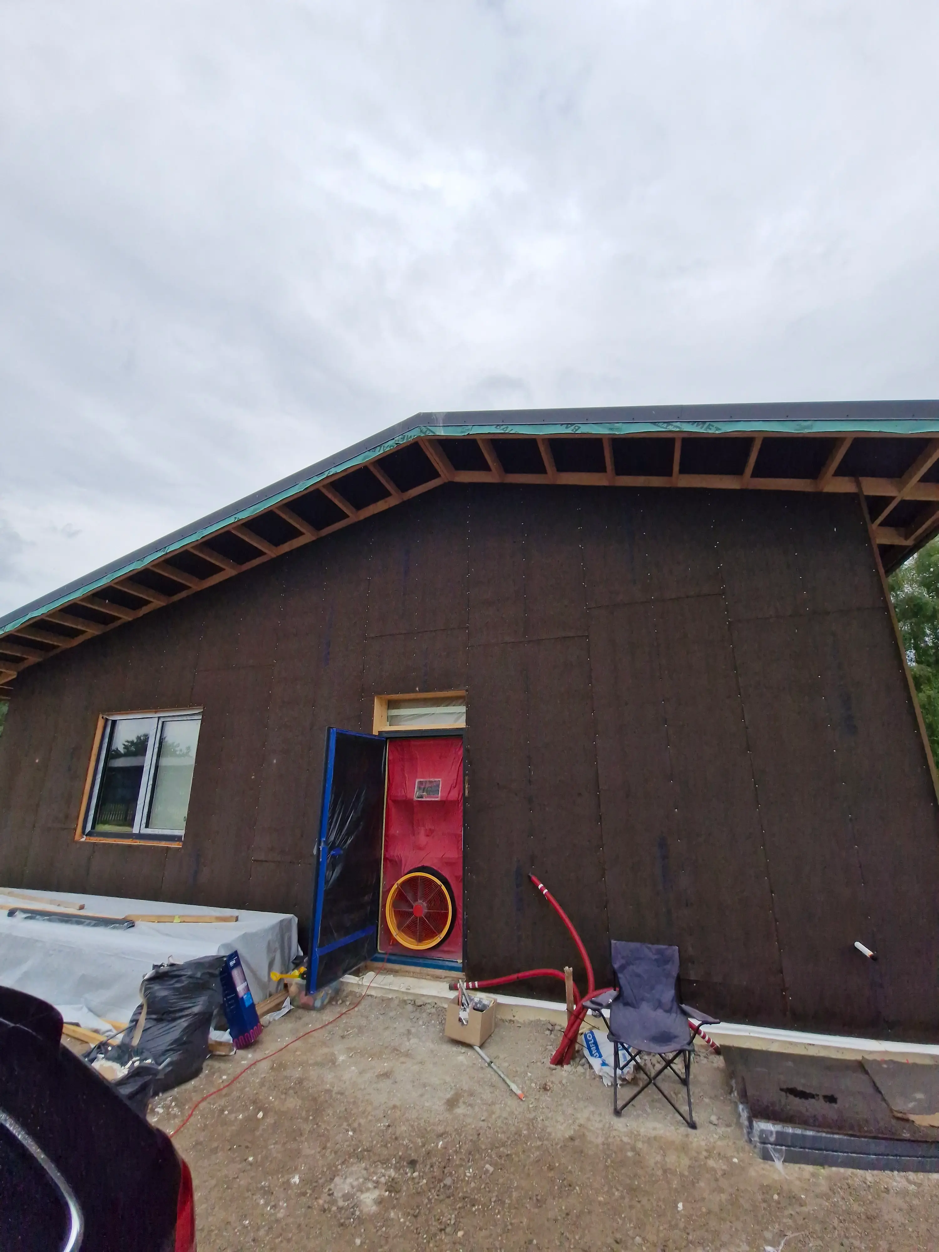 Airtightness test in the Kretinga district