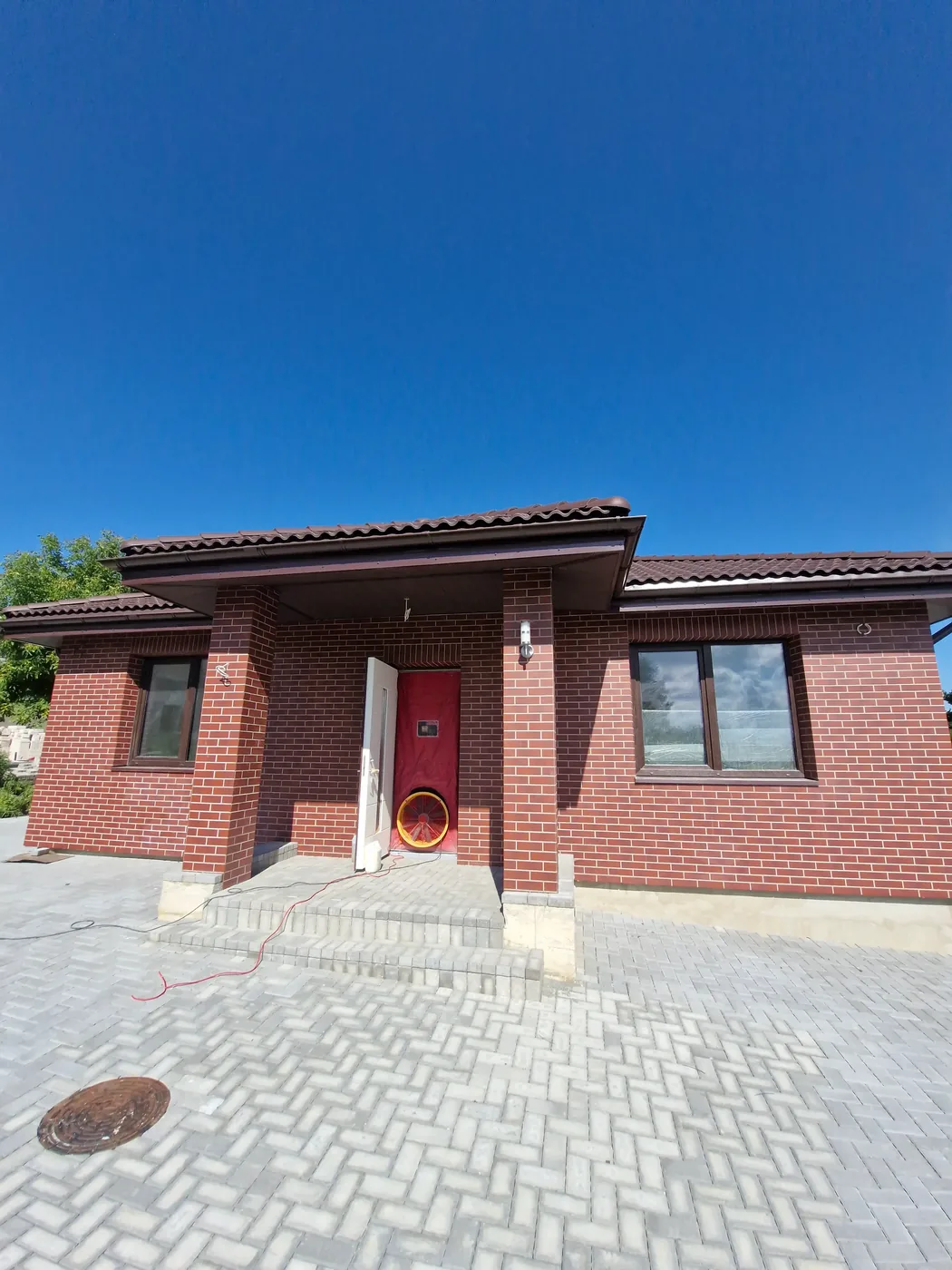 Airtightness measurement in the Klaipėda district