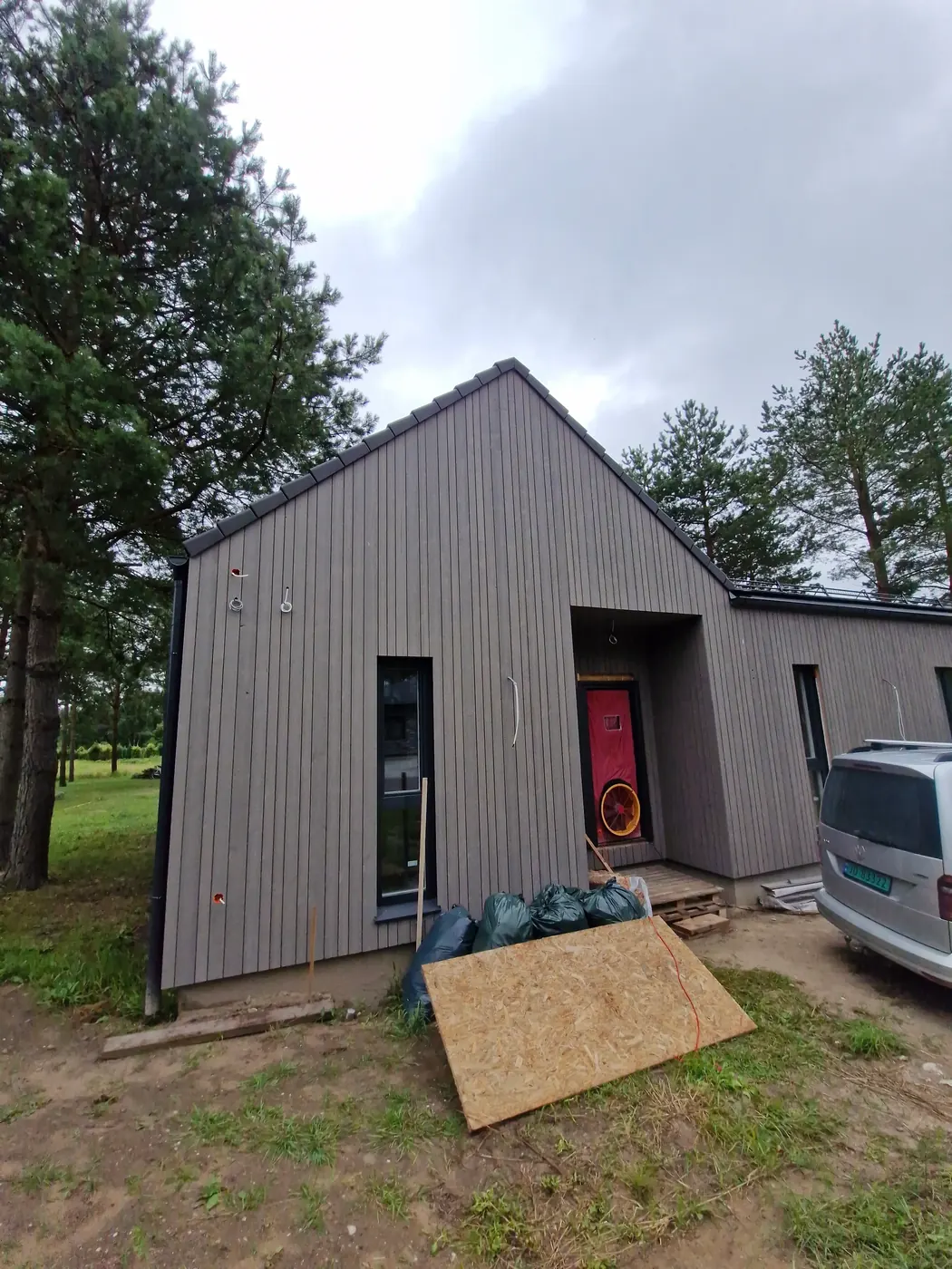 Airtightness test in the Klaipėda district