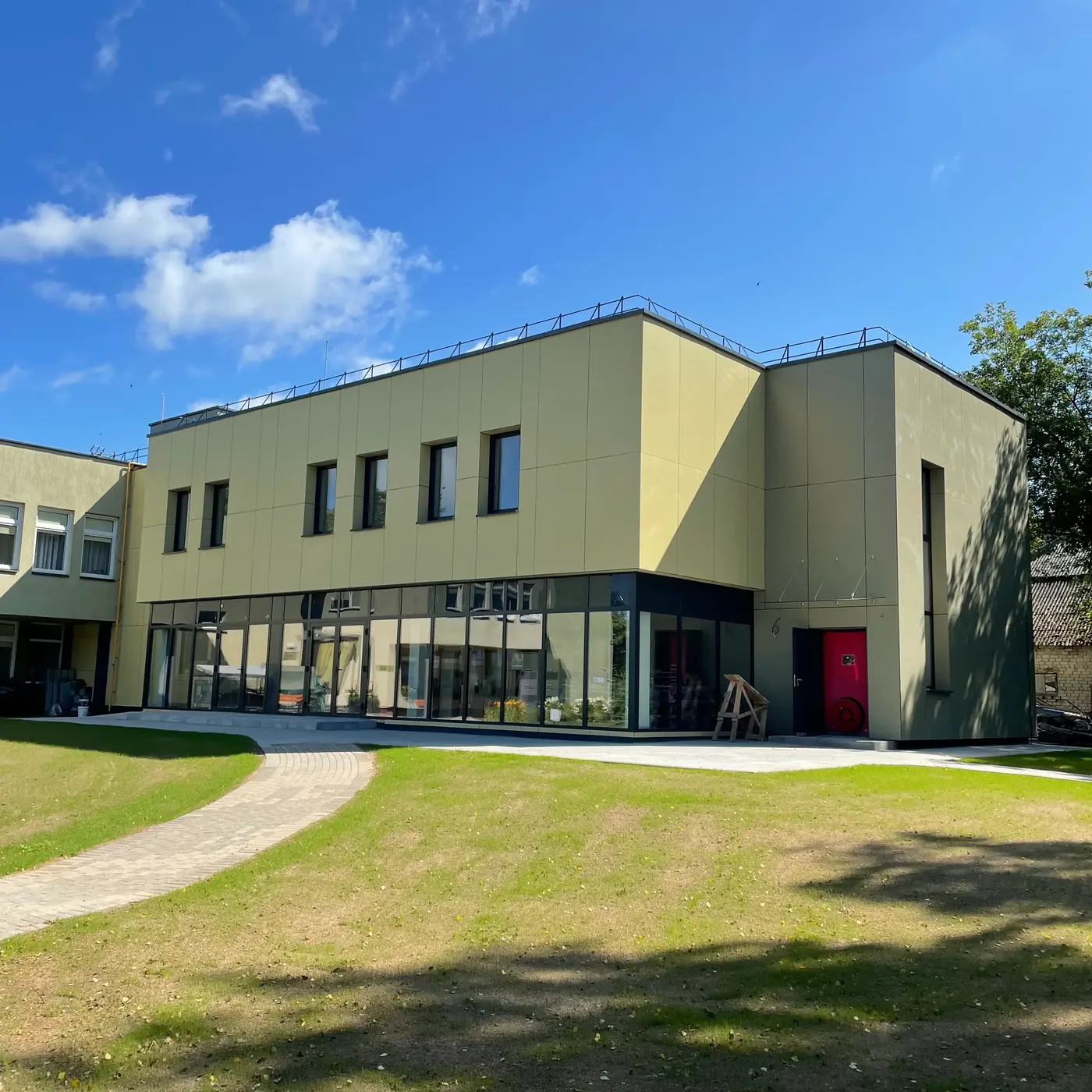Airtightness test in the Vilnius district